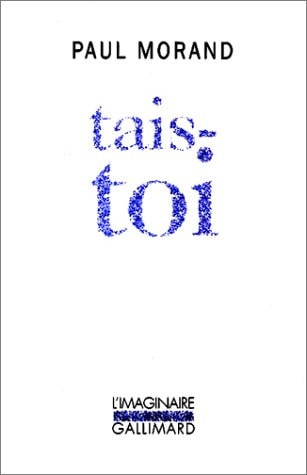 Tais-toi, de Paul Morand | portada del libro