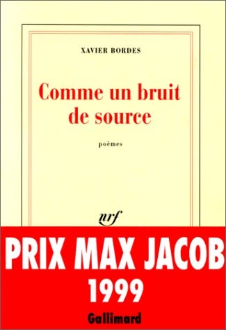 COMME UN BRUIT DE SOURCE, de Xavier Bordes | portada del libro