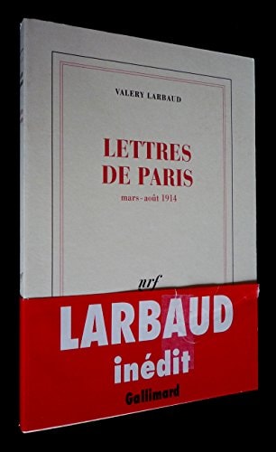 LETTRES DE PARIS, de Larbaud | portada del libro