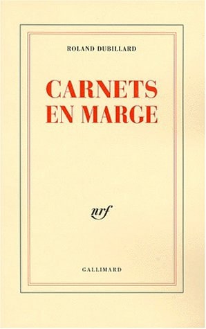 CARNETS EN MARGE, de Roland Dubillard | portada del libro