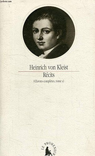 RECITS, de Heinrich von Kleist | portada del libro
