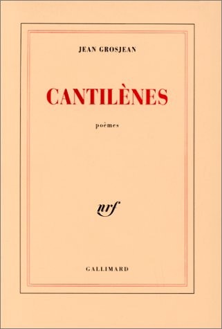 CANTILENES, de Grosjean | portada del libro