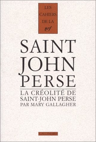 LA CREOLITE DE SAINT-JOHN PERSE, de Gallagher | portada del libro