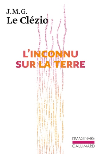 L'inconnu sur la terre, de Jean-Marie Gustave Le Clézio | portada del libro