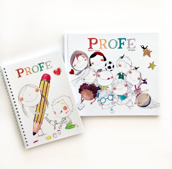 PROFE PACK INCLUYE LIBRO+LIBRETA 50 PAGINAS EN BLANCO, de S.VARELA,EMMA | portada del libro