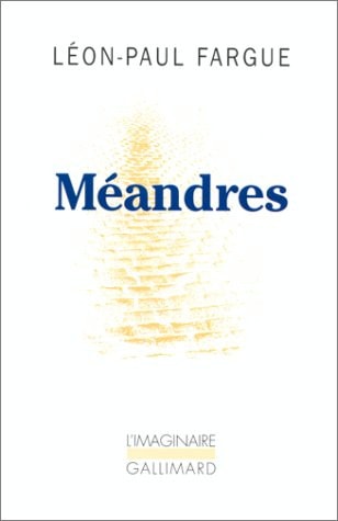MEANDRES, de Fargue | portada del libro