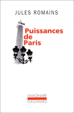 Puissances de Paris, de Jules Romains | portada del libro