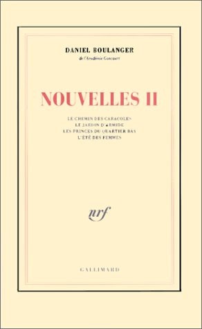NOUVELLES, de Daniel Boulanger | portada del libro