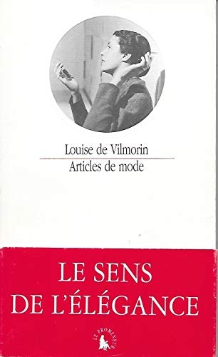 Articles de mode, de Vilmorin | portada del libro