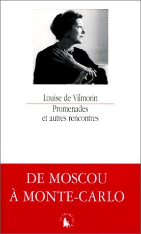 PROMENADES ET AUTRES RENCONTRES, de Louise de Vilmorin | portada del libro