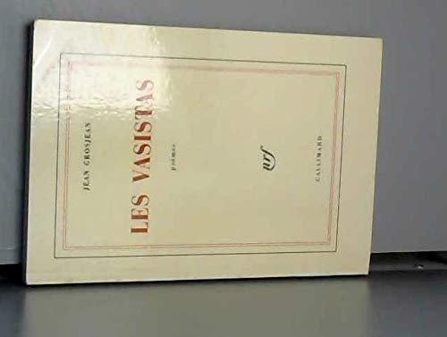 LES VASISTAS, de Jean Grosjean | portada del libro