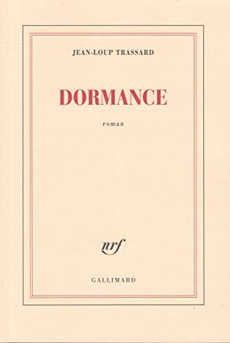 DORMANCE, de Jean-Loup Trassard | portada del libro