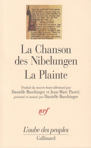CHANSON DES NIBELUNGEN. LA PLAINTE, de Anonymes | portada del libro