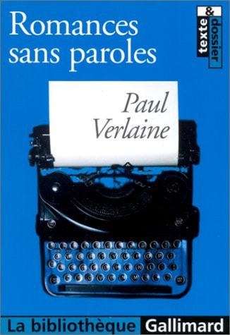 ROMANCES SANS PAROLES, de Verlaine | portada del libro