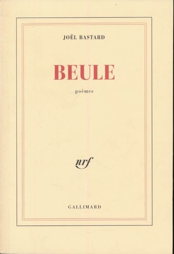 BEULE, de Joël Clair Bastard | portada del libro