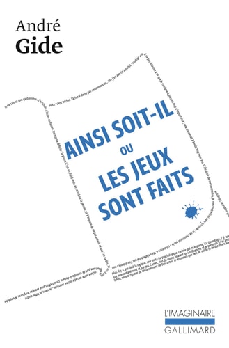 Ainsi Soit-Il Ou Les Jeux Sont Faits, de André Gide | portada del libro