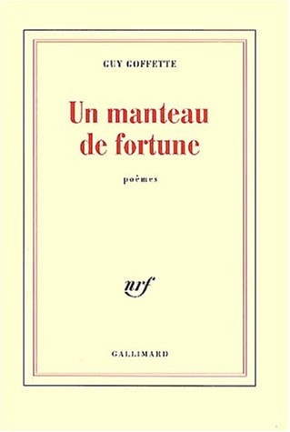 UN MANTEAU DE FORTUNE, de Guy Goffette | portada del libro