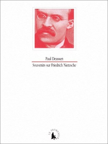 SOUVENIRS SUR FRIEDRICH NIETZSCHE, de Paul Deussen | portada del libro