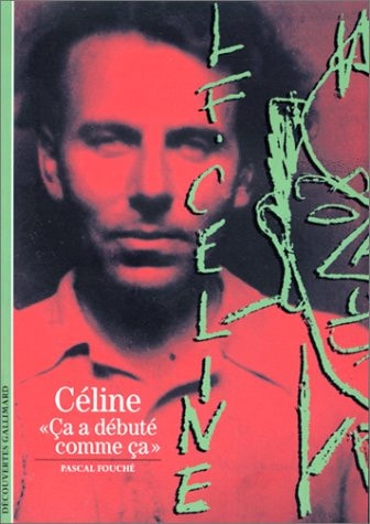 CELINE, de Pascal Fouché | portada del libro