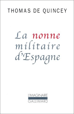 LA NONNE MILITAIRE D'ESPAGNE, de Thomas De Quincey | portada del libro
