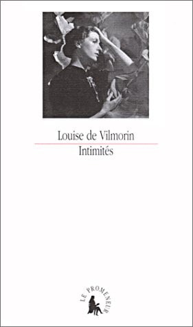 INTIMITES, de Louise de Vilmorin | portada del libro