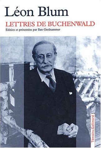 LETTRES DE BUCHENWALD, de Léon Blum | portada del libro