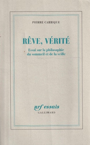 REVE VERITE, de Pierre Carrique | portada del libro