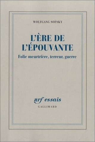 L'ERE DE L'EPOUVANTE, de Wolfgang Sofsky | portada del libro