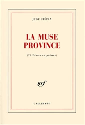 LA MUSE PROVINCE, de Jude Stéfan | portada del libro