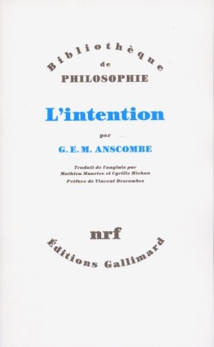 L'INTENTION, de Gertrude Elizabeth Margaret Anscombe | portada del libro