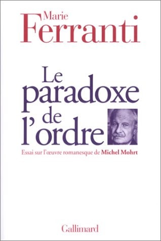 LE PARADOXE DE L'ORDRE, de Marie Ferranti | portada del libro