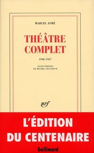 THEATRE COMPLET, de Marcel Aymé | portada del libro