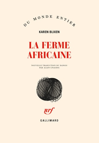 LA FERME AFRICAINE, de Karen Blixen | portada del libro