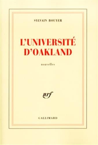 L'UNIVERSITE D'OAKLAND, de Sylvain Bouyer | portada del libro
