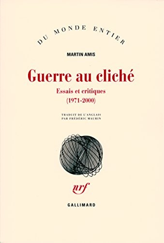 GUERRE AU CLICHE, de Martin Amis | portada del libro