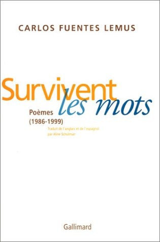 SURVIVENT LES MOTS, de Carlos Fuentes Lemus | portada del libro