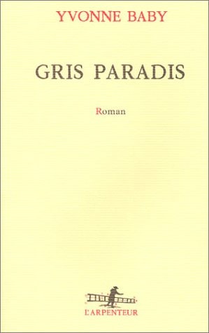 GRIS PARADIS, de Baby | portada del libro