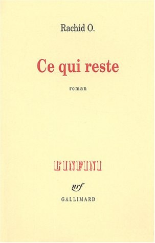 CE QUI RESTE, de Rachid O. | portada del libro