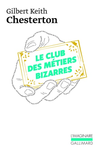 LE CLUB DES METIERS BIZARRES, de Gilbert Keith Chesterton | portada del libro