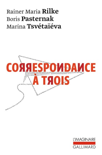 CORRESPONDANCE A TROIS, de Rainer Maria Rilke | portada del libro
