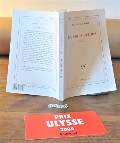 LES CORPS PERDUS, de François Gantheret | portada del libro