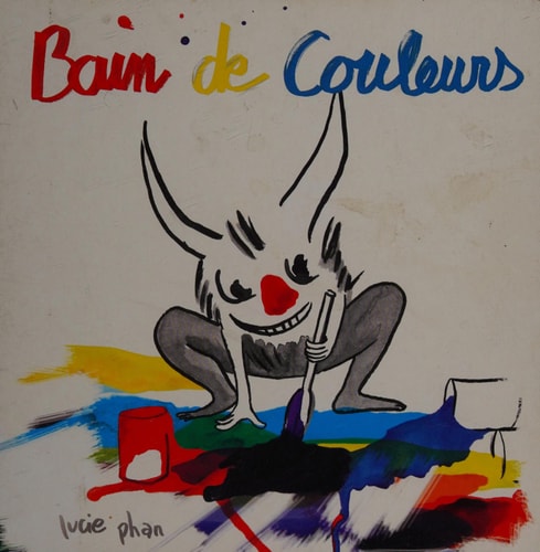 BAIN DE COULEURS, de Lucie Phan | portada del libro