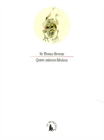 QUATRE ANIMAUX FABULEUX, de Thomas Browne | portada del libro