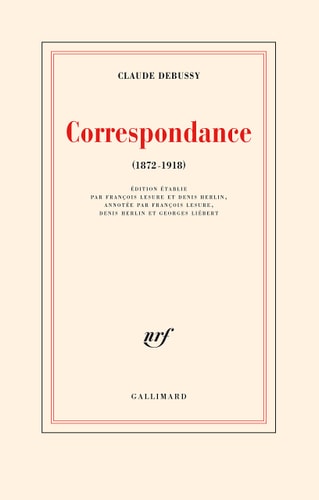 CORRESPONDANCE 1872-1918, de Claude Debussy | portada del libro