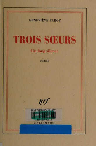 TROIS SOEURS, de Geneviève Parot | portada del libro
