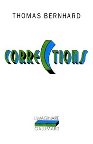 CORRECTIONS, de Thomas Bernhard | portada del libro