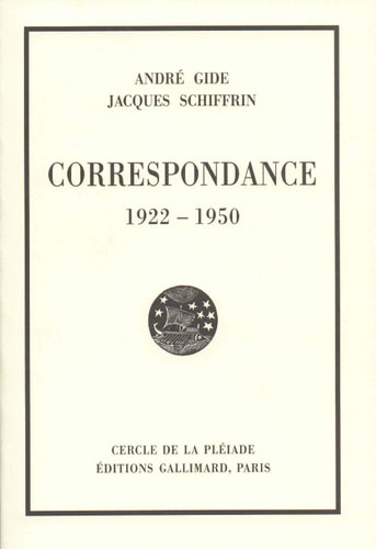 CORRESPONDANCE 1922-1950, de Gide | portada del libro