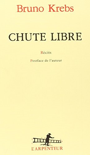 CHUTE LIBRE, de Bruno Krebs | portada del libro