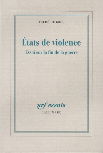 Etats de Violence, de Gros | portada del libro