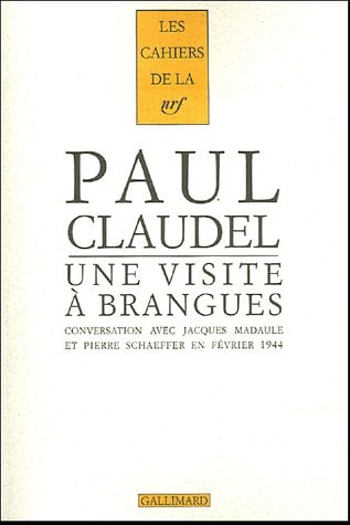VISITE A BRANGUES, de Paul Claudel | portada del libro